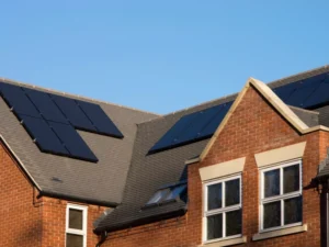 Solar Panel installed on house